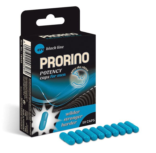 Prorino Premium Caps for Men maisto papildas vyrų potencijai (10 kaps.)